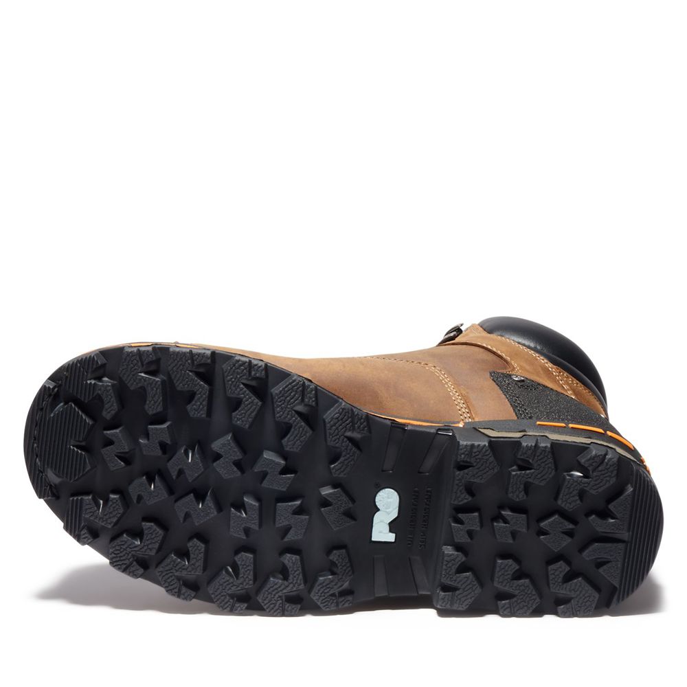 Botas de Trabajo Timberland Hombre Pro® Boondock 6\" Soft Toe Marrones/Negras - Chile UOV-096428